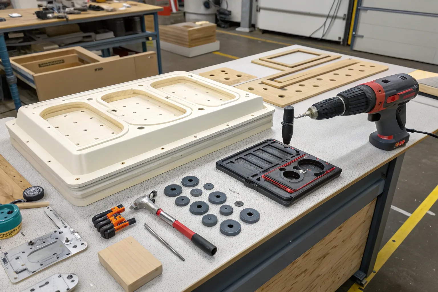 مراحل پیشرفته پس از وکیوم فرمینگ: برش، مونتاژ و پرداخت سطح