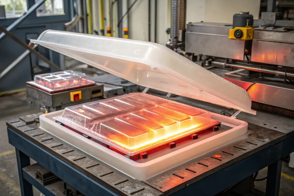 فرآیند گرمایش و توزیع حرارت در وکیوم فرمینگ: نکات فنی برای مهندسین