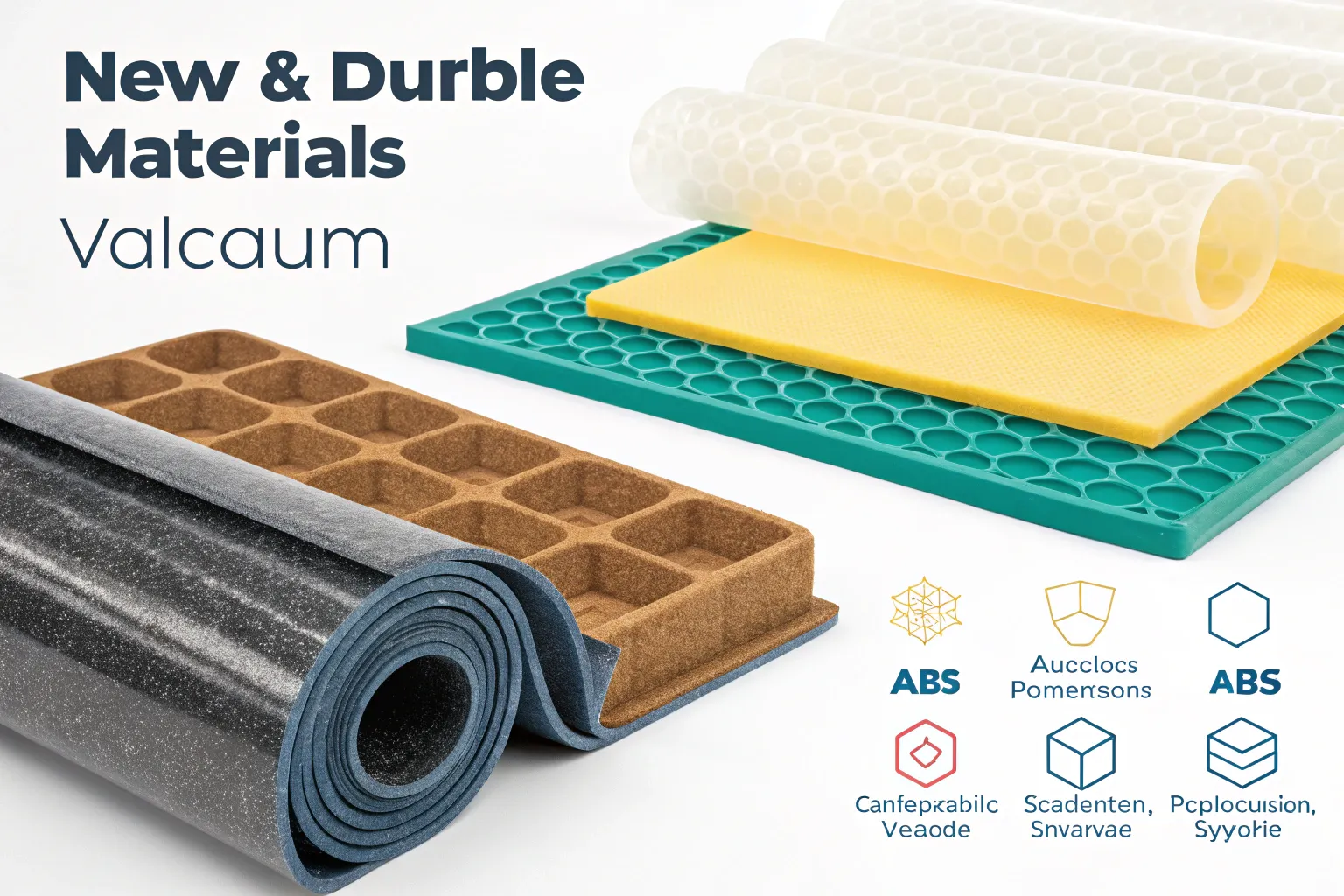 مواد نوین و مقاوم در وکیوم فرمینگ: از ABS تا پلی‌کربنات