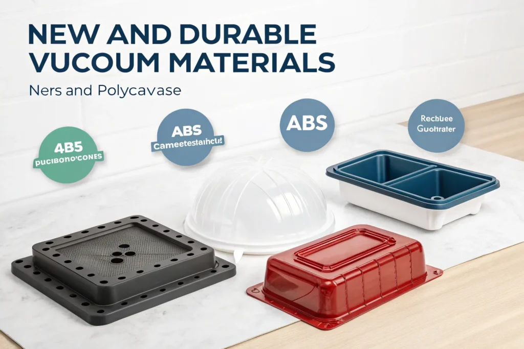 مواد نوین و مقاوم در وکیوم فرمینگ: از ABS تا پلیکربنات