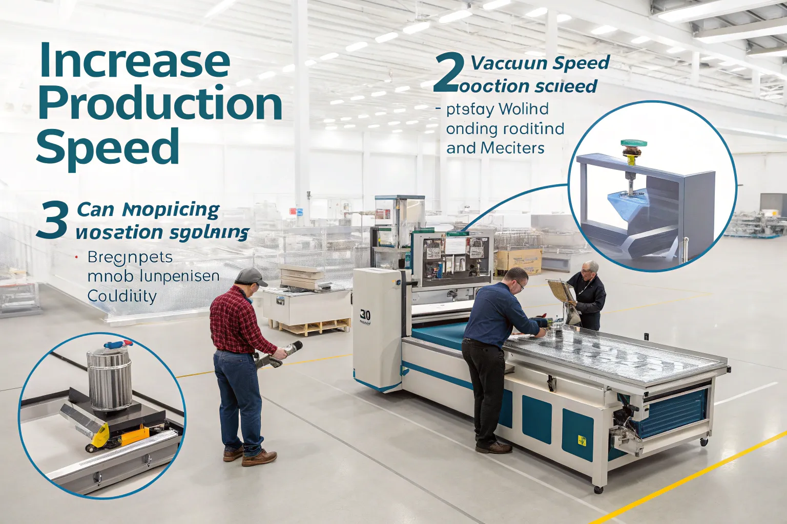 ترفندهای افزایش سرعت تولید در وکیوم فرمینگ بدون کاهش کیفیت