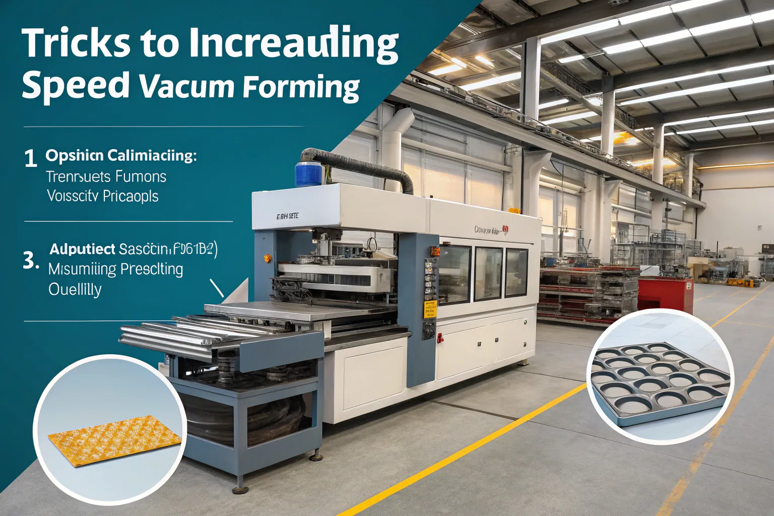 ترفندهای افزایش سرعت تولید در وکیوم فرمینگ بدون کاهش کیفیت